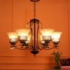 Eliante S-322-6Lp Mild Steel 6-Light Chandelier, Modern Ceiling Lighting Fixture