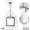 Hardy Industrial Single Light Cage Pendant in Black