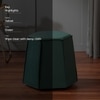 Prism Green Pouf Ottoman