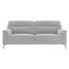 Niwara Velvet 3 Seater  sofa in Grey Color