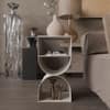 Nextstep D End Table White