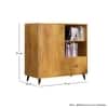 Hexa Engineered Wood Bookshelf Multipurpose Storage Rack in Giant Wood Colour