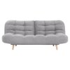 Bonnes 3 Seater Fold Out Sofa cum Bed  in Grey Colour