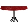 Camilla Maroon Jute Table lamp with Wood & Iron Base