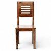 Oliver Sheesham Wood Set of 2 Dining Chairs in Teak Finish