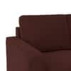 Apollo High Back 3 Seater  Fabric Sofa In Deep Crimson Velvet Colour
