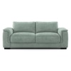 Miles 3 Seater Bamboo Fabric Sofa In Sky Blue Fabric Colour
