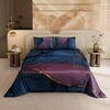 Stoa Paris 300TC UltraSatin King Size Comforter,  Lightweight, Indigo Purple
