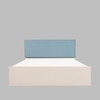 Samadhi Engineered Wood Queen  Size Bed With Hydraulic Storage (Melamine Finish, White Colour)