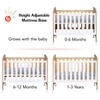 Romania Baby Crib with Mattress