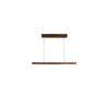 Brigitte 36 Brown Solid Wood Single Hanging Light