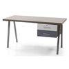 Twain Engineered Wood Study Table in Cherry Melamine Finish
