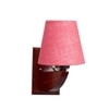 Devansh Solid Wood Electric Wall Light in Pink Colour with Pink Shade Count of 1 Light
