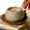 English Vanilla Poured Dome Candle