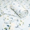 Green Floral 4 Pcs Comforter Set With Queen Size Bedsheet With 2 Pillow Covers