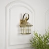Calsada Classic Brass and Glass Wall Light