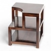 Aural Bedside Table - Walnut Finish