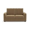 Apollo Sofa Set (Colour : Fawn Velvet, Cushion : Soft, Back Type : High Back, Seater : 3+2+1)