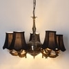 Devansh Dual Steel Metal  Wallmounted Lamp With Beige Jute  Shade