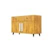Hexa Red Multipurpose Storage Cabinet With 2 Drawer 2 Door in Giant Wood Colour