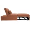 Evenie 1 Seater Pull Out Sofa cum Bed  in Orange Colour