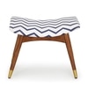 Zuno Blue Stripes Seating Stool