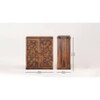 Parquet Sheesham Wood Bar Cabinet in Provincial Teak Finish
