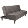Palermo 3 Seater Sofa Cum Bed In Grey Colour