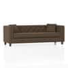 Windsor Premium 3 Seater Fabric Sofa in Truffle Beige Velvet Colour