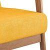 Brooks Lounge Chair in Mustard Yellow Colour