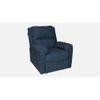 Spino Leatherette One Seater Manual Recliner in Blue Colour