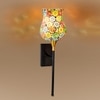 Devansh Metal Electric Wall Light in Black Colour with Multi Shade Count of 1 Light