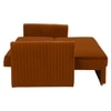 Melano  Pull Out Sofa cum Bed  in Orange Colour
