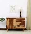 Yukioidi Sheesham Wood Sideboard In Rustic Teak Finish