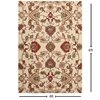 Presto Cream Traditional Hand Tufted Wool Carpet 4X6 Feet