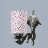 Devansh Metal Electric Wall Light in Antique Gold Colour with Multi Shade Count of 1 Light