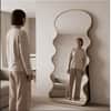 The Artment Gold Meander Unbreakable Floor Mirror For Home (160 X 60 CM)