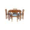 nobilic solid wood  4 seater Dining table in  Provincial Teak