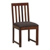 Aura 4 Seater Dining Set with Cushioned Chairs in Dark Grey Colour
