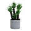 White Artificial Plant With Pot