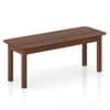 Dane Solid Wood Bench In Honey Finish