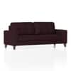 Verona Premium 3 Seater Fabric Sofa in Deep Plum Velvet Colour