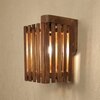 Elegant Brown Solid Wood Wall Lights