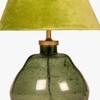 Vera Handicrafted Table Lamp in Green and Printed Colour