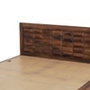 Shashi Solid Wood King Size Bed With Box & Front Drawer Storage Bed In Provincial Teak Finish