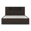 Covelo Engineered Wood Queen Size Drawer & Box Storage Bed In Rustic Walnut Finish