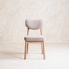 Dune Solid Wood Dining Chair in Grey Colour