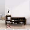Hexa Red Engineered Wood Shoe Rack in Flower Wenge Colour
