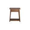 Oplux Solid Wood Bedside Table In Provincial Finish