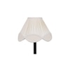Jaime Black Cotton Shade Floor Lamp